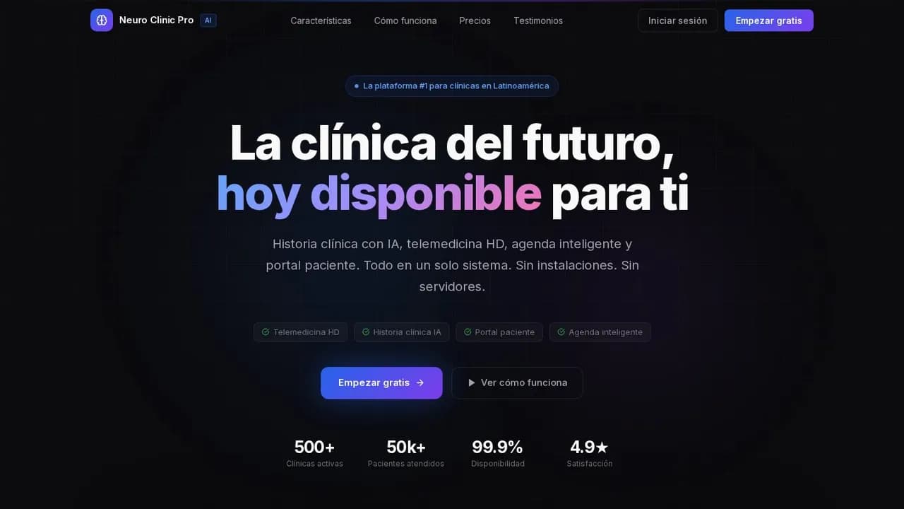 Captura de Neuro Clinic Pro